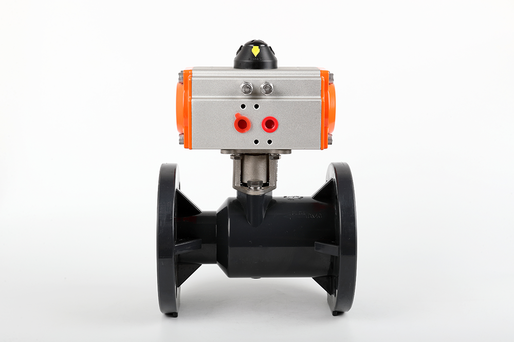 绥中气动法兰一体球阀